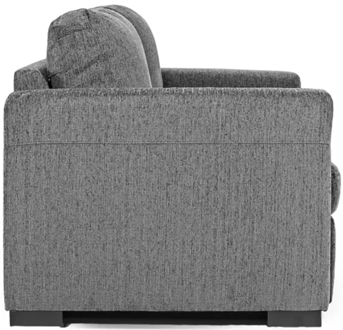 Claire Queen Pullout Sofa in Posh Smoke