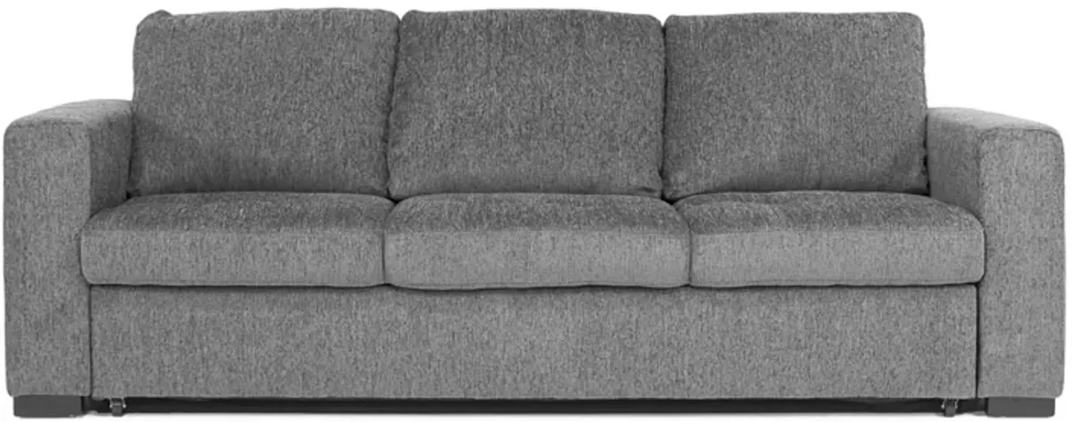 Claire Queen Pullout Sofa in Posh Smoke