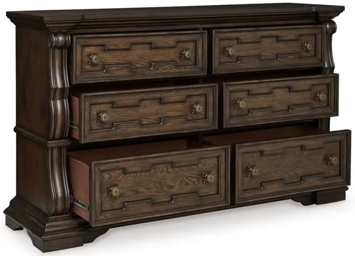 Maylee Dresser in Dark Brown