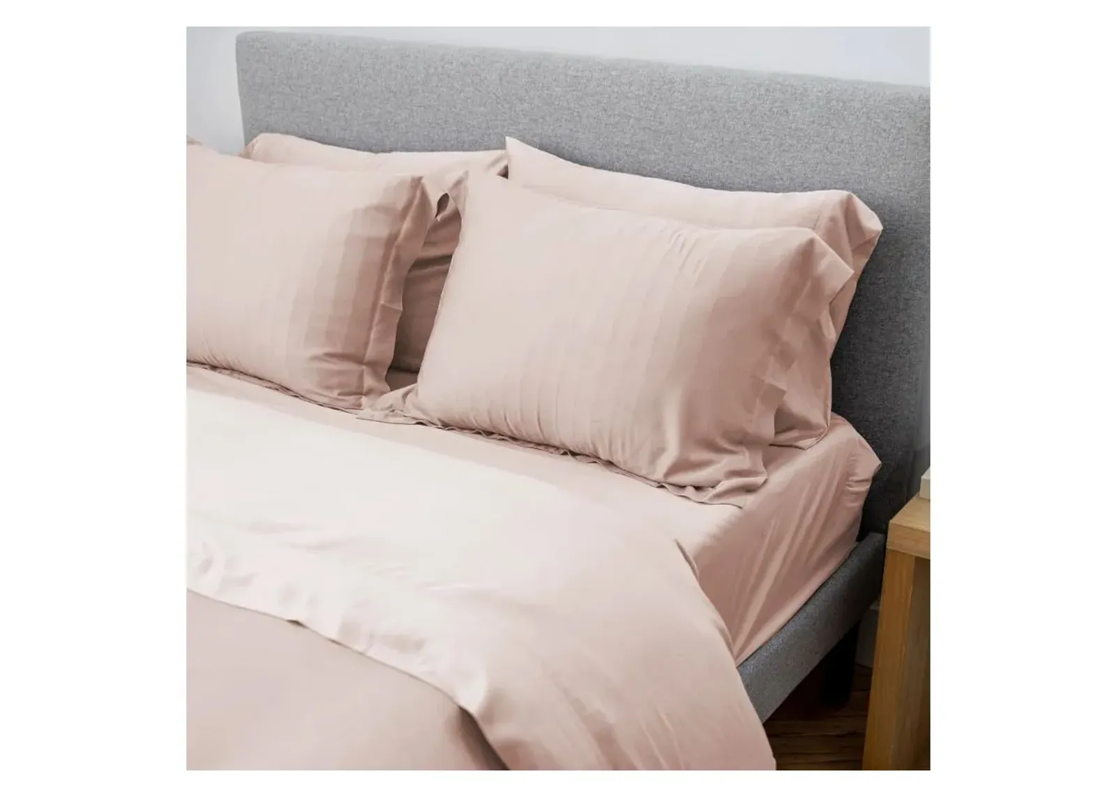 Iced Duvet Coverlet in Blush, Eastern King