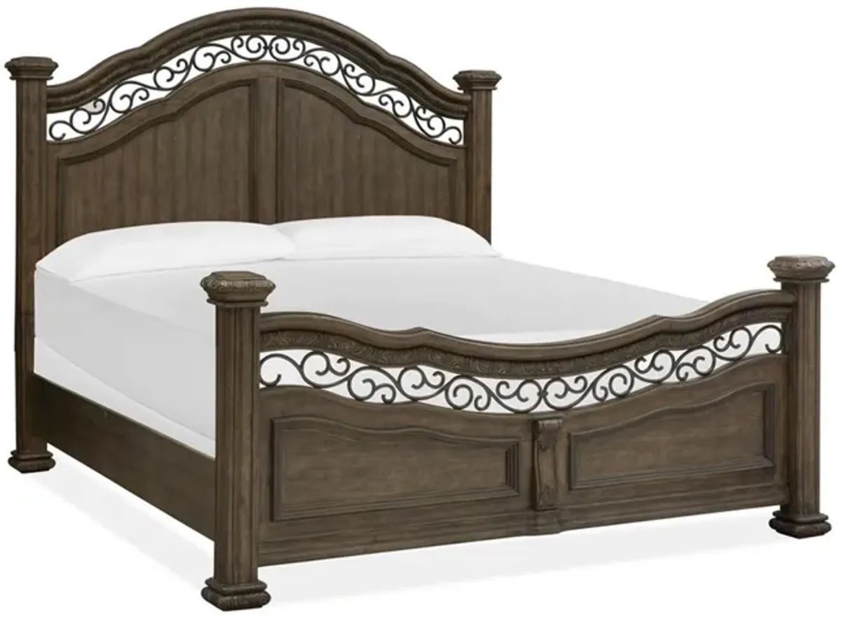 Durango Panel Bed in Willadeene, Queen