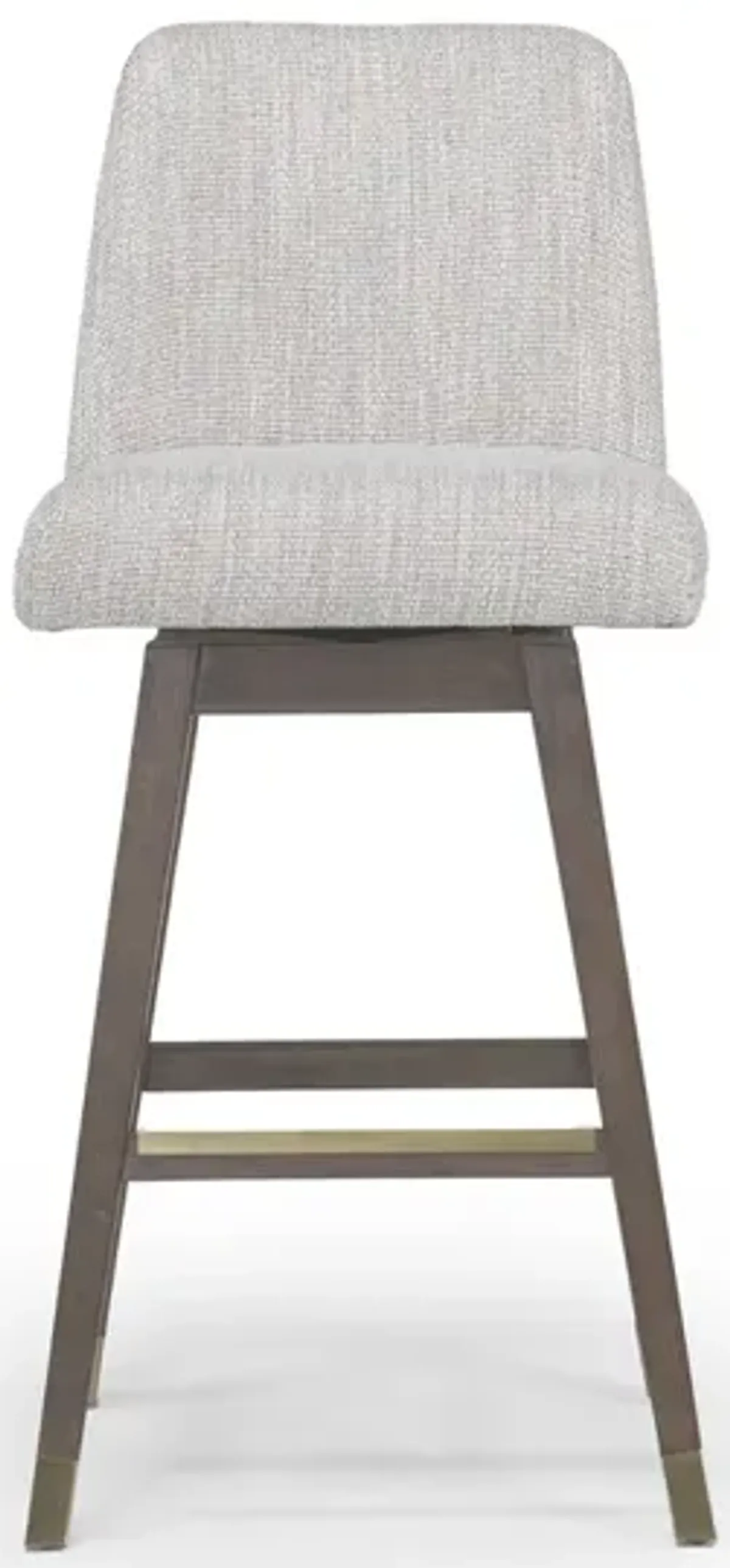 Amelia Swivel Counter Height Stool in Beige