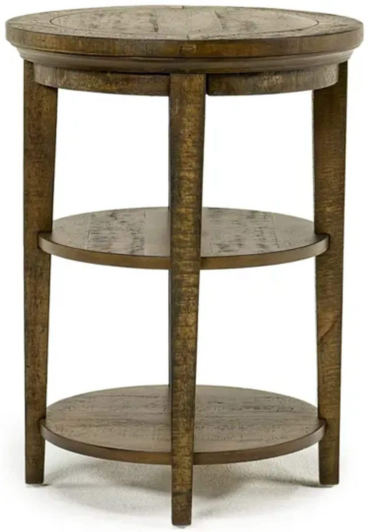 Bay Creek End Table in Nutmeg, Round