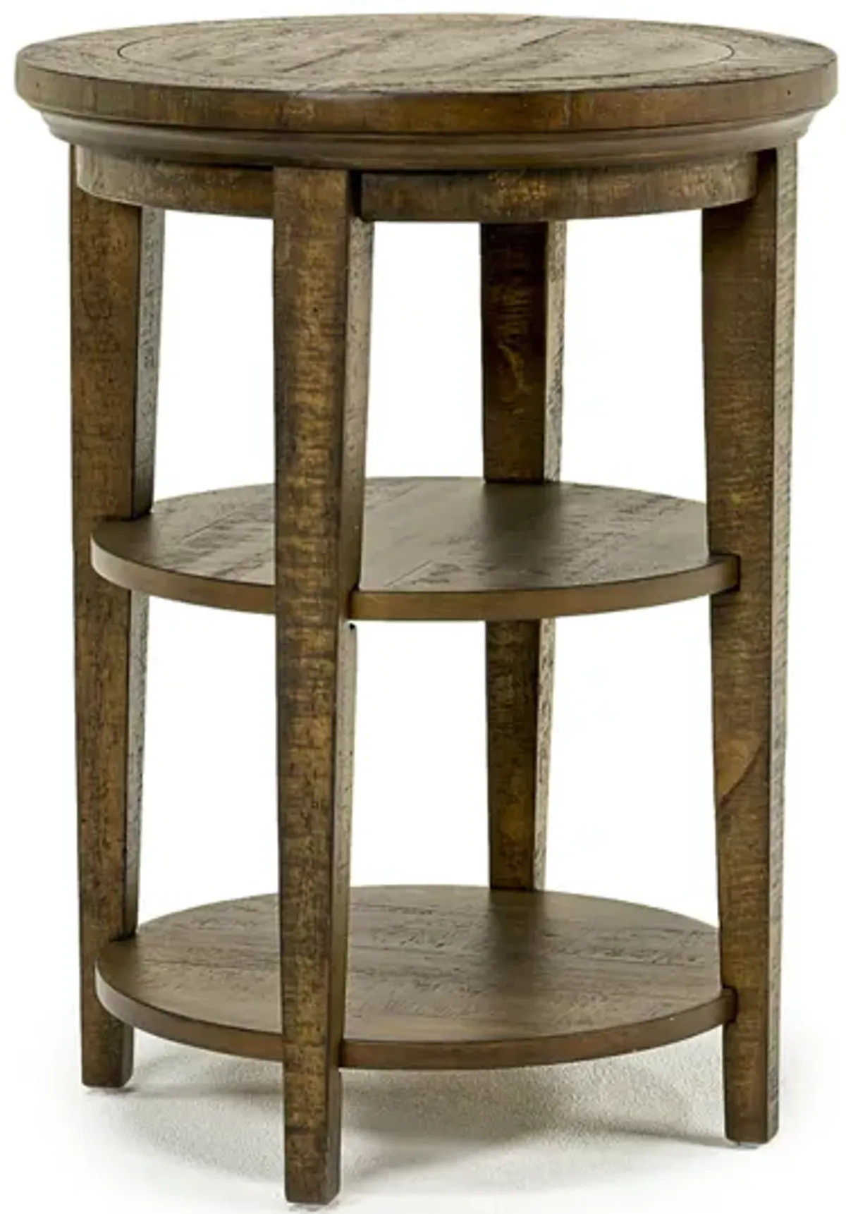 Bay Creek End Table in Nutmeg, Round