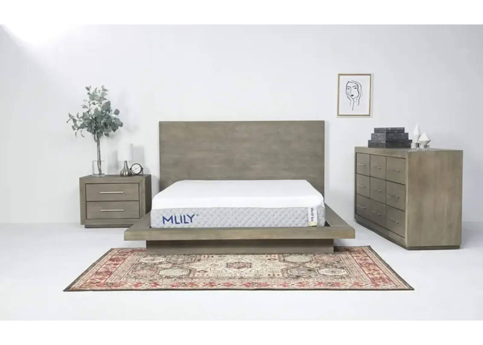 Mlily 12 Inch Wellflex 2.0 Medium Mattress, Queen