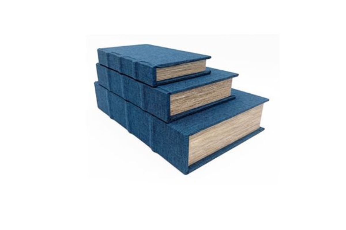 Jolina Box in Blue, Set of 3