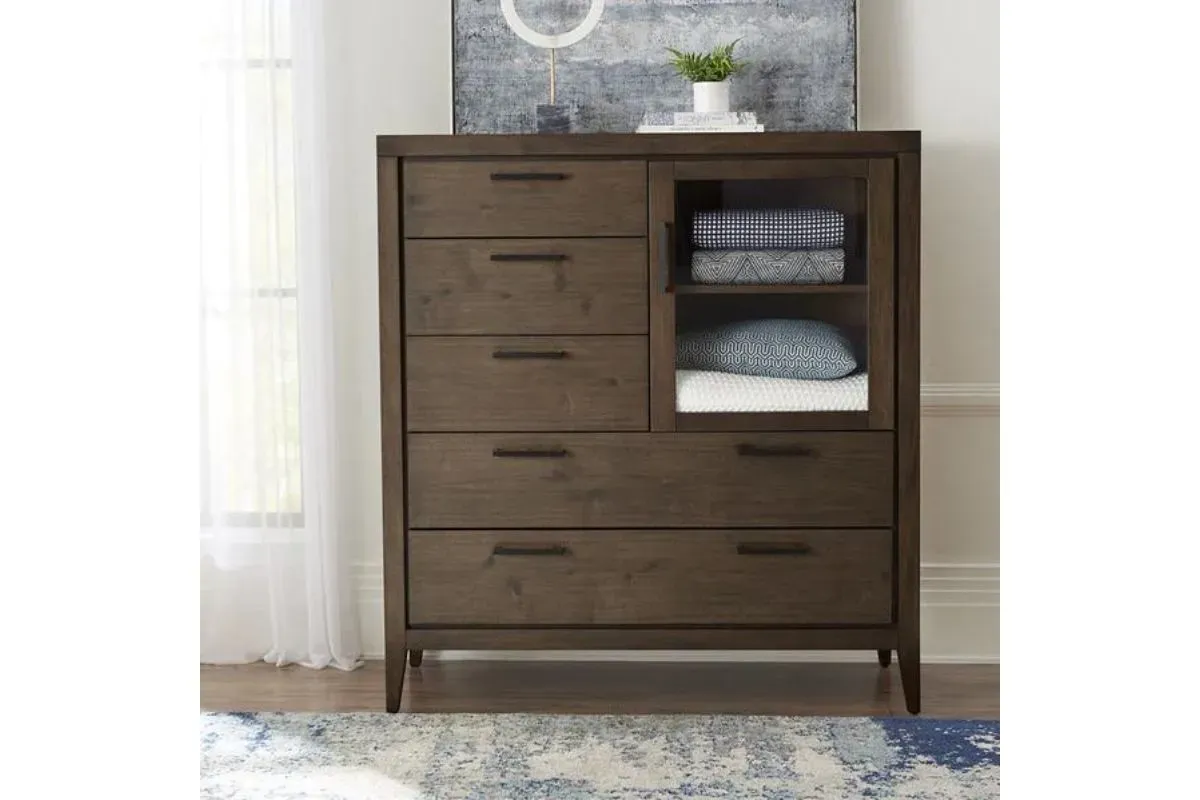 Boracay Armoire in Wild Oats Brown