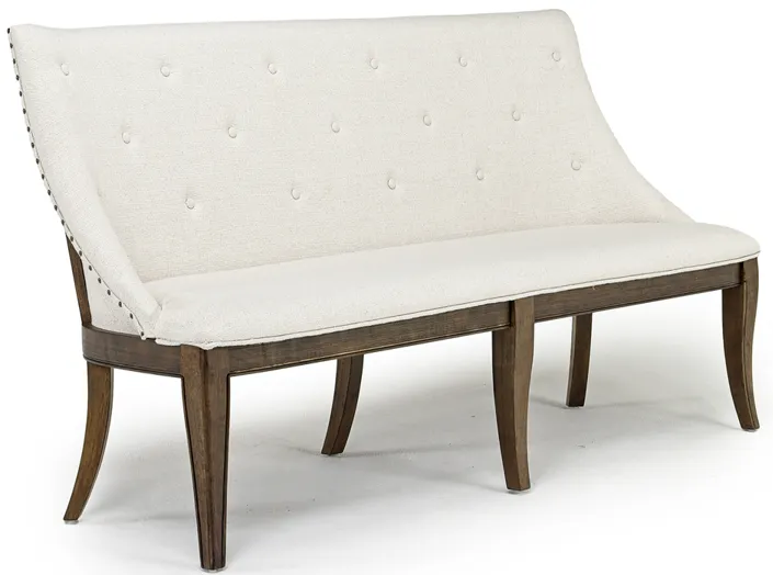 Roxy Dining Bench in Homestead Brown, Upholstered