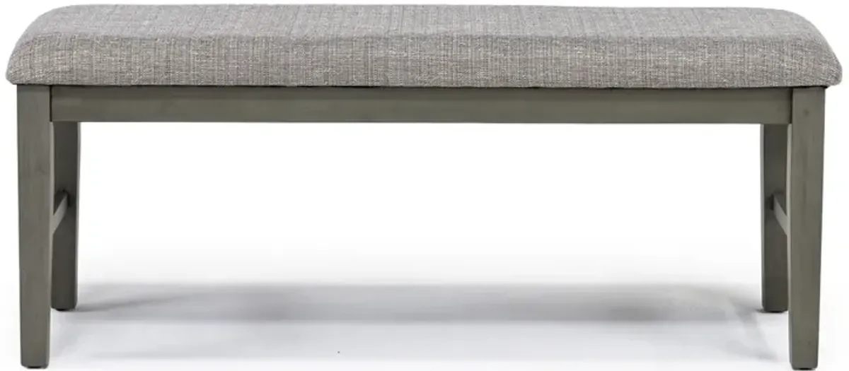 Napa Dining Bench in Gray