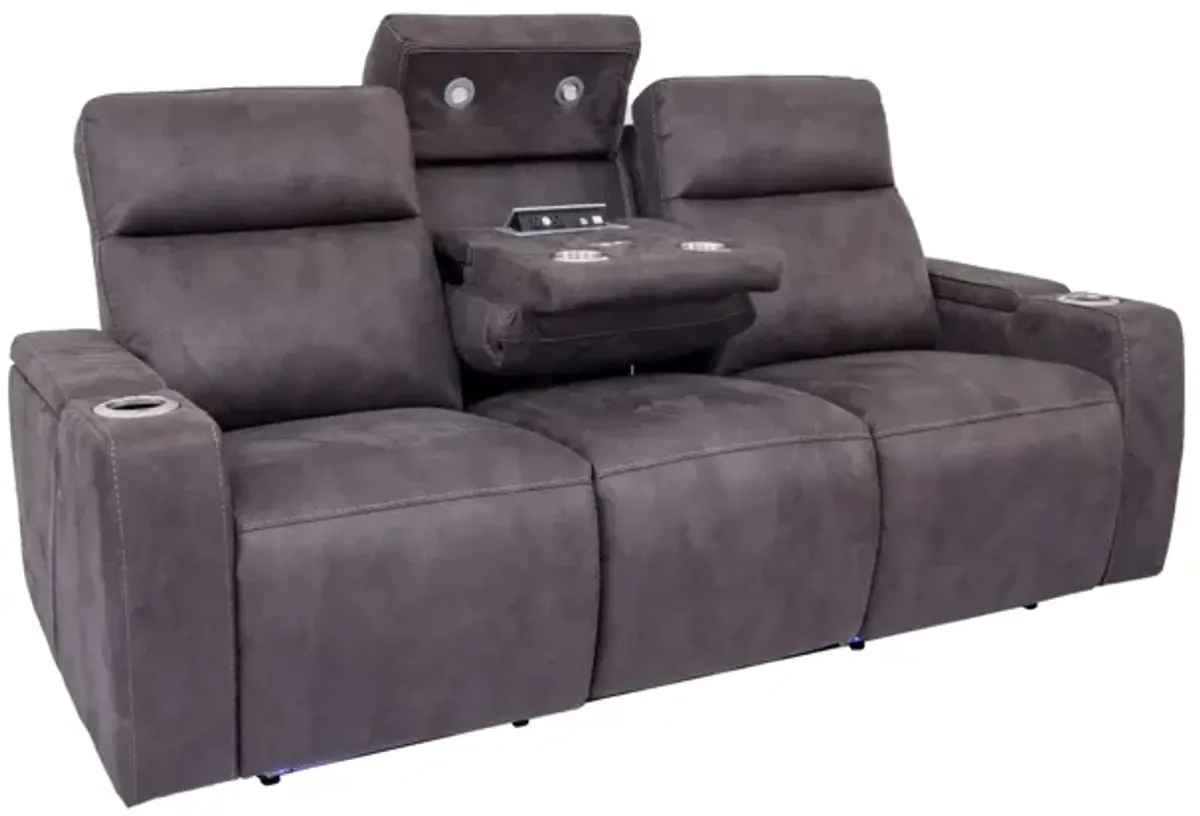 Rhys 2 Power Sofa in Gray