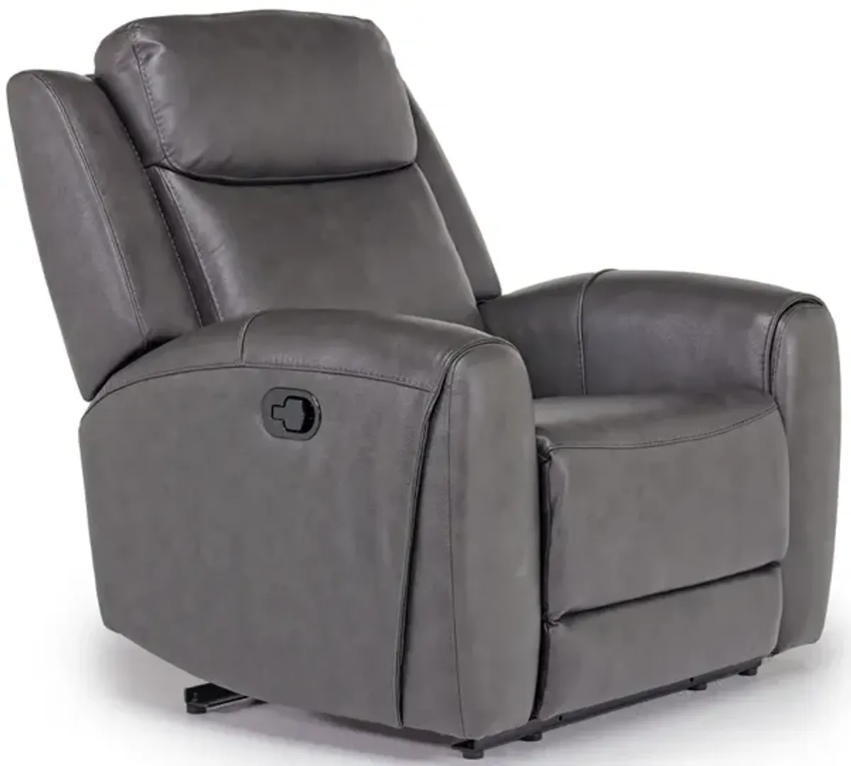 Mia Recliner in Impression Dark Gray Leather