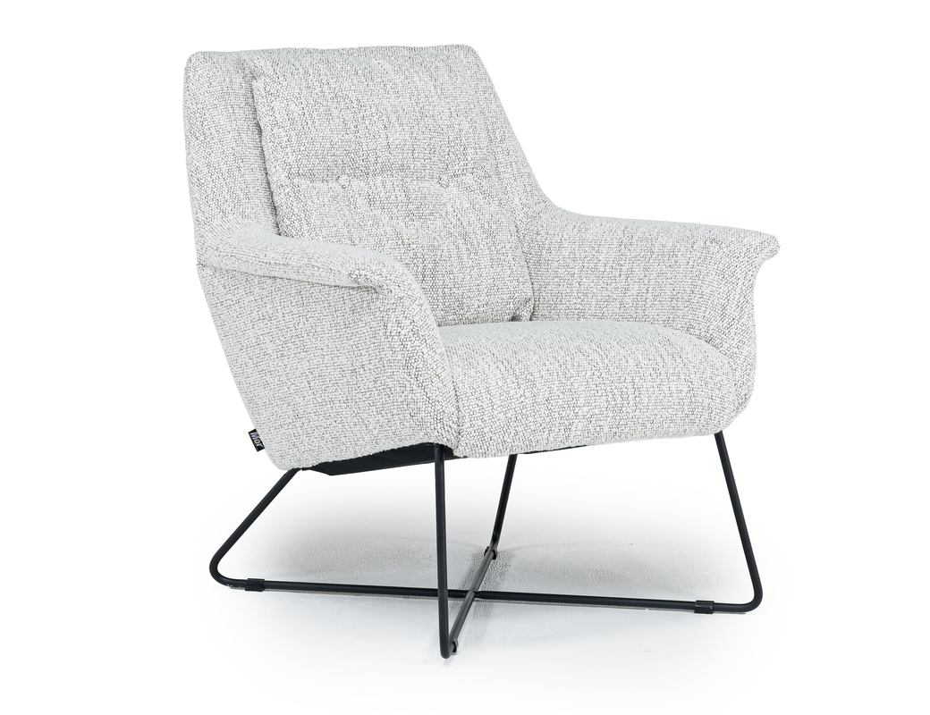 Adelaide Accent Chair in Boucle White