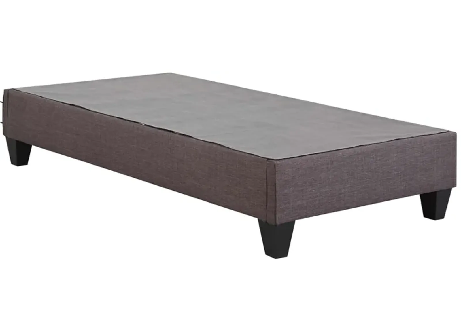 Abby Platform Bed in Charcoal, Twin