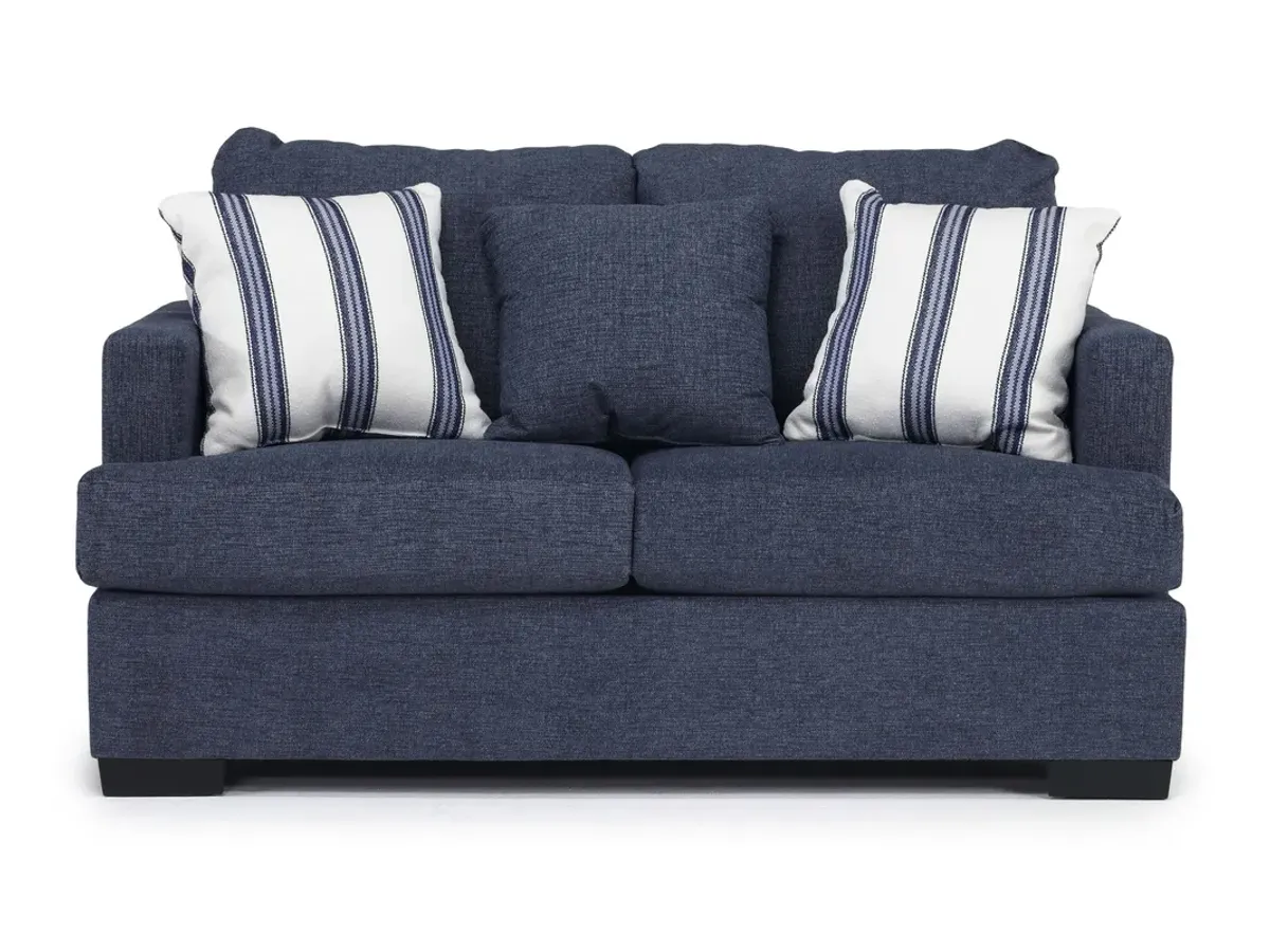 Monica Loveseat in Kylie Jeans