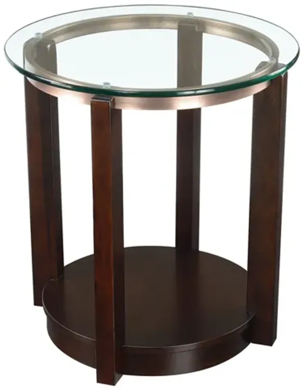 Benton End Table in Espresso