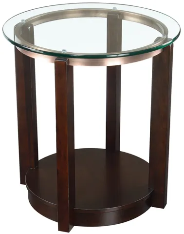 Benton End Table in Espresso