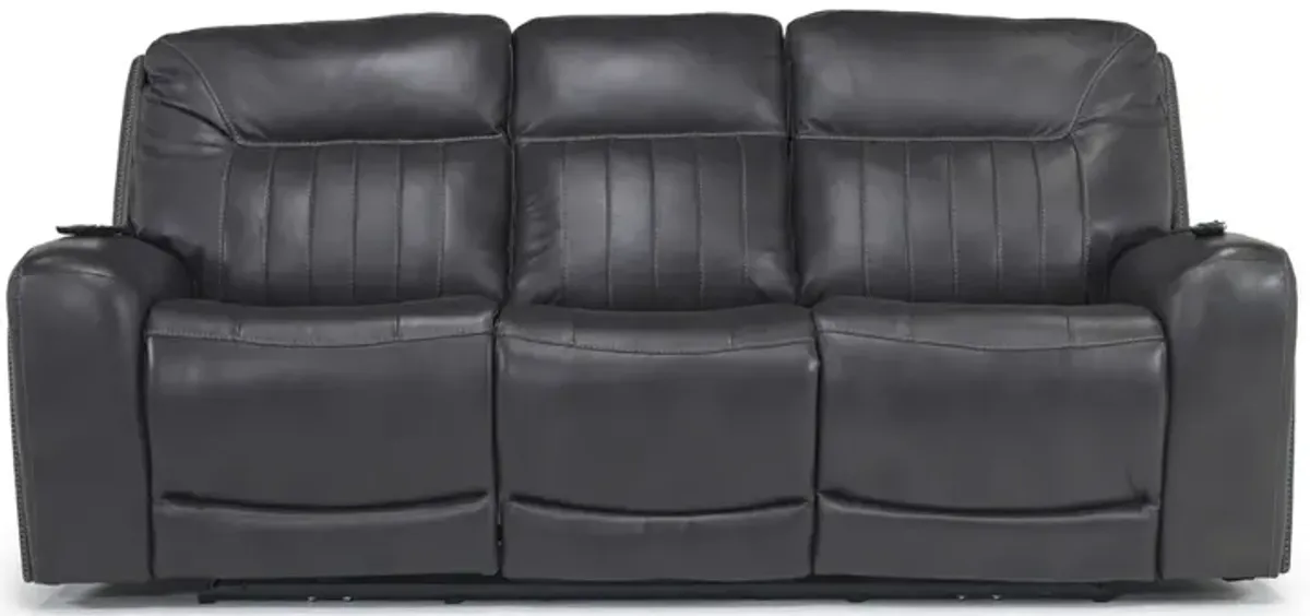 Banks 3 Power Sofa in Chesapeake Charcoal