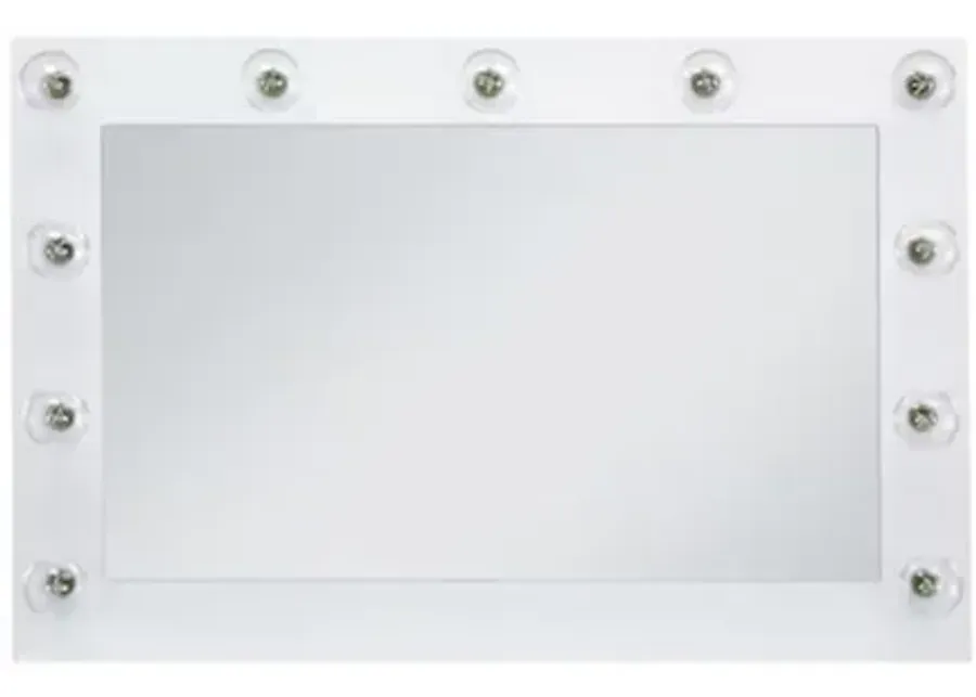 Ariana Vanity Mirror in White