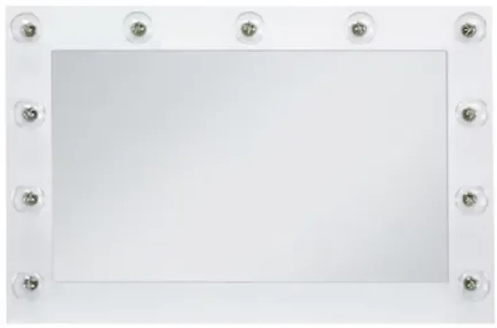 Ariana Vanity Mirror in White