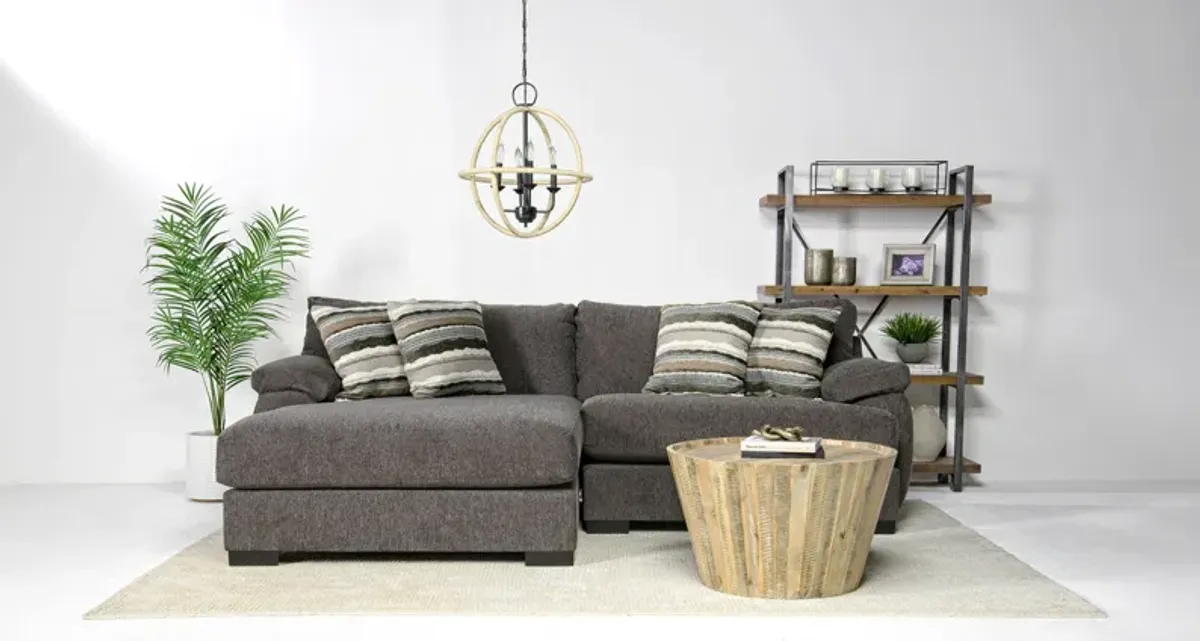 Bermuda XL Sofa Chaise in Victory Sterling, Left Facing