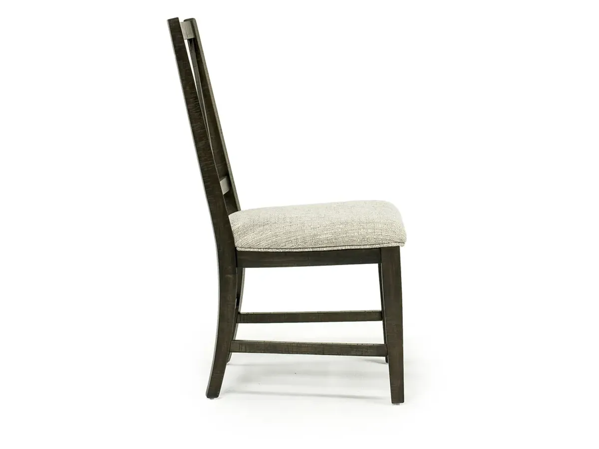 Bay Creek Side Chair in Graphite, V-Back