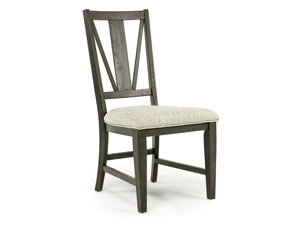 Bay Creek Side Chair in Graphite, V-Back