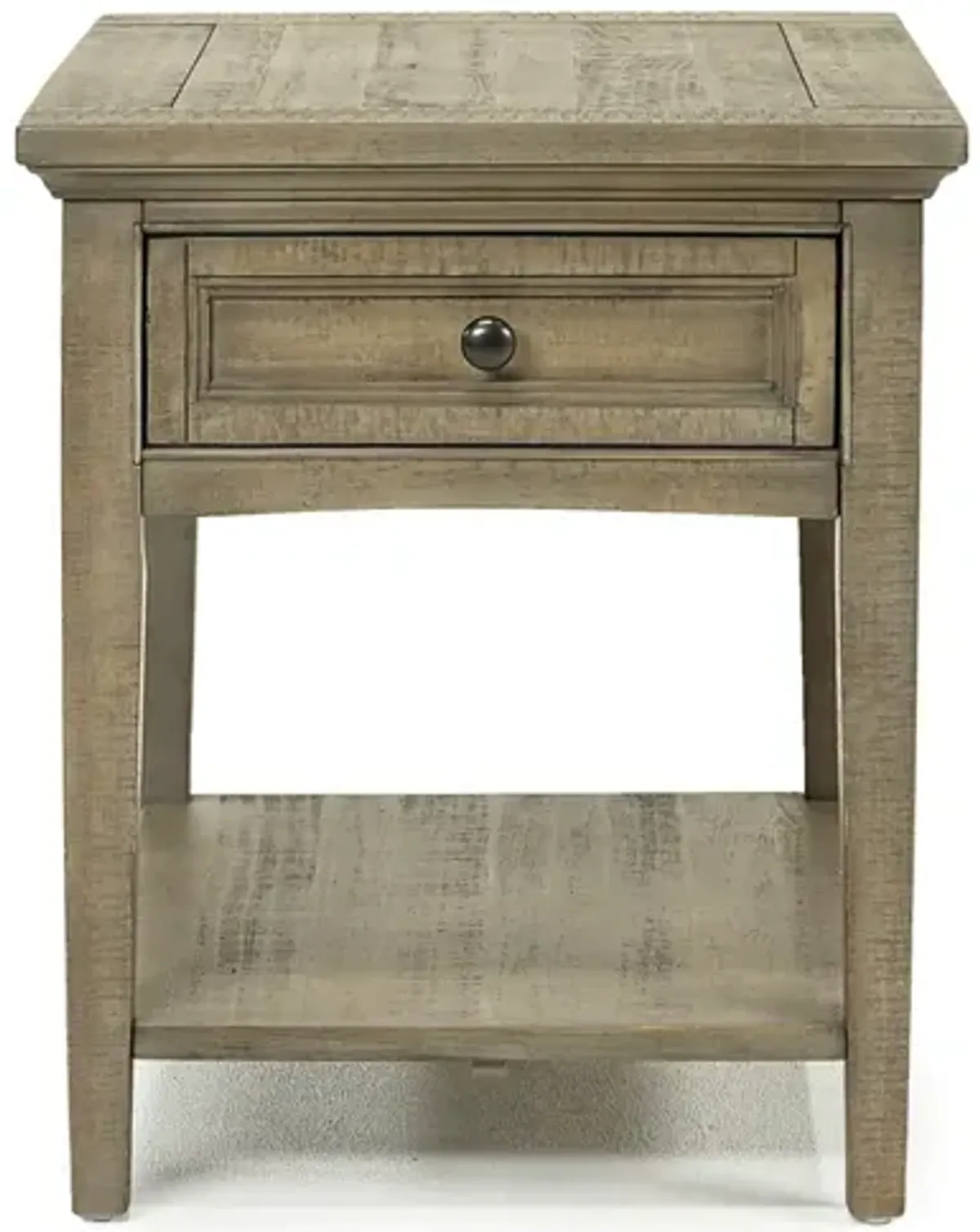 Bay Creek End Table in Light Gray, Rectangle