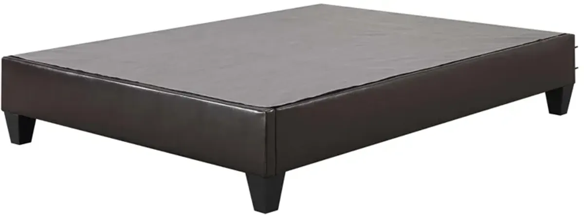 Abby Platform Bed in Brown, Queen