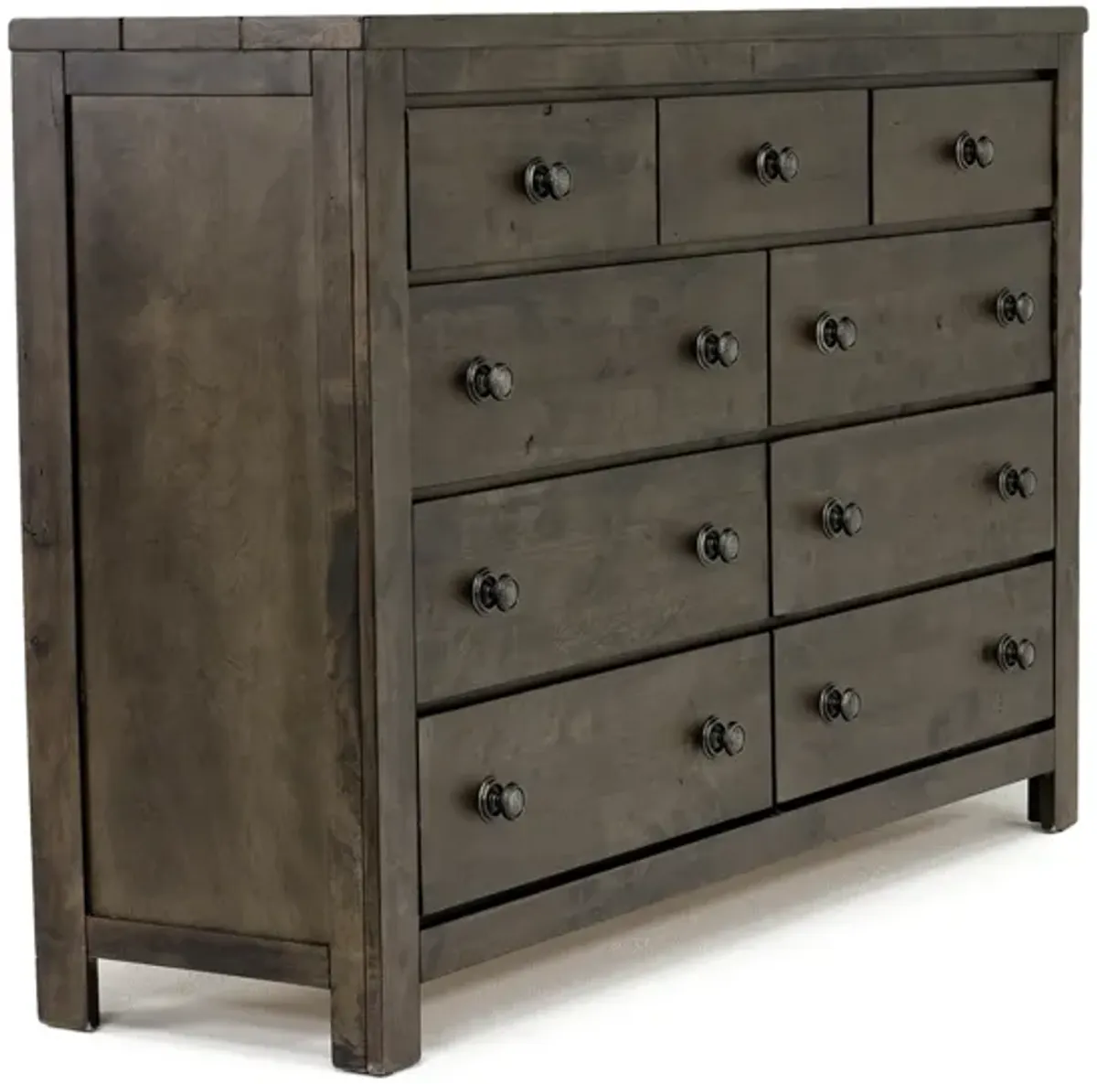 Blue Ridge Dresser in Rustic Gray