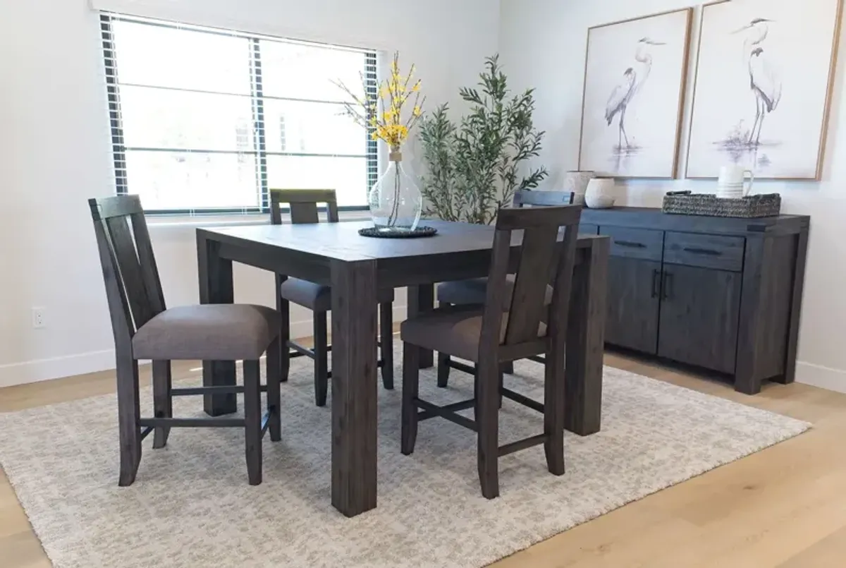 Meadow Counter Height Dining Table & 4 Stools in Gray