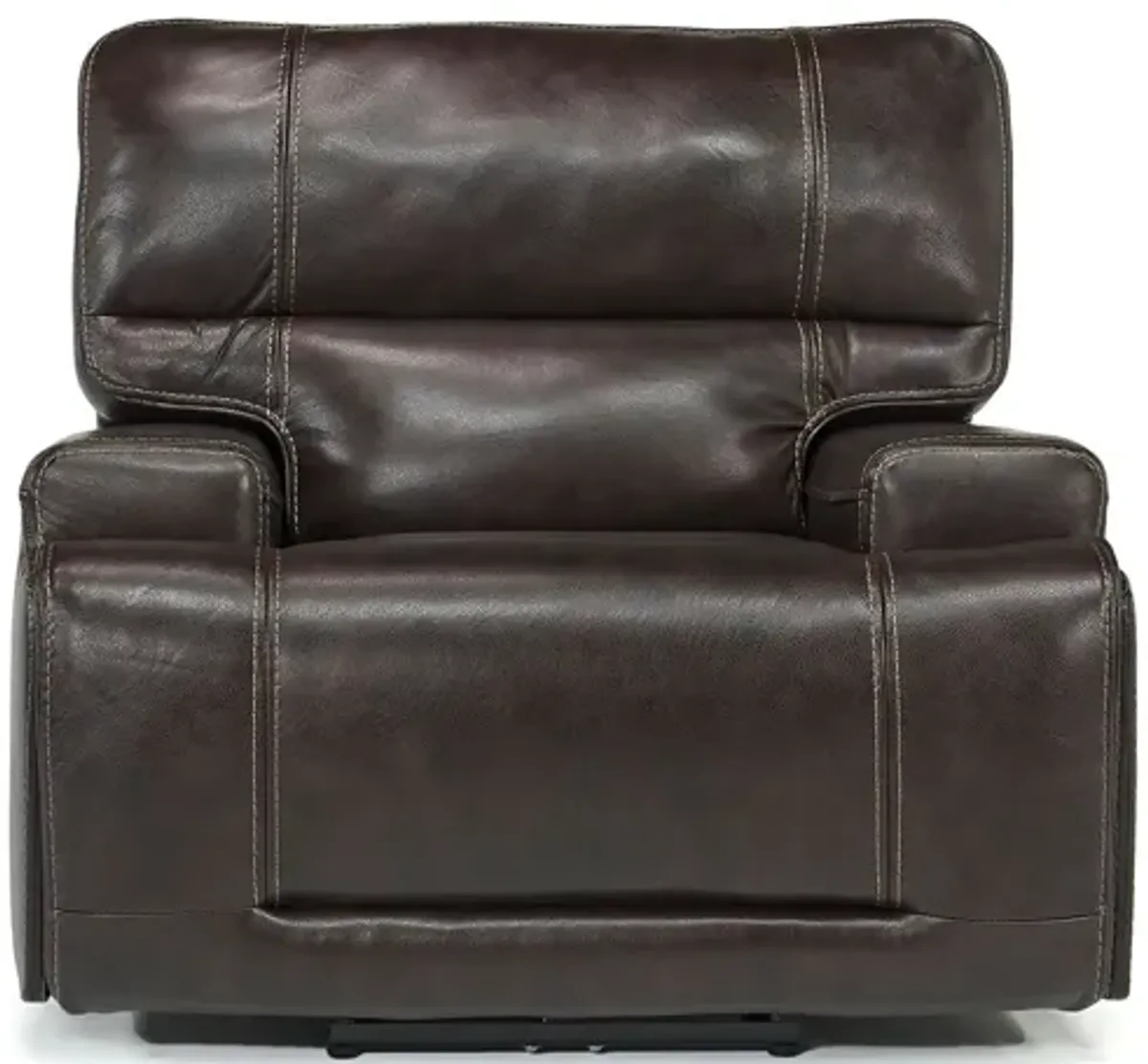 Oslo 3 Power Recliner in Dark Brown Leather