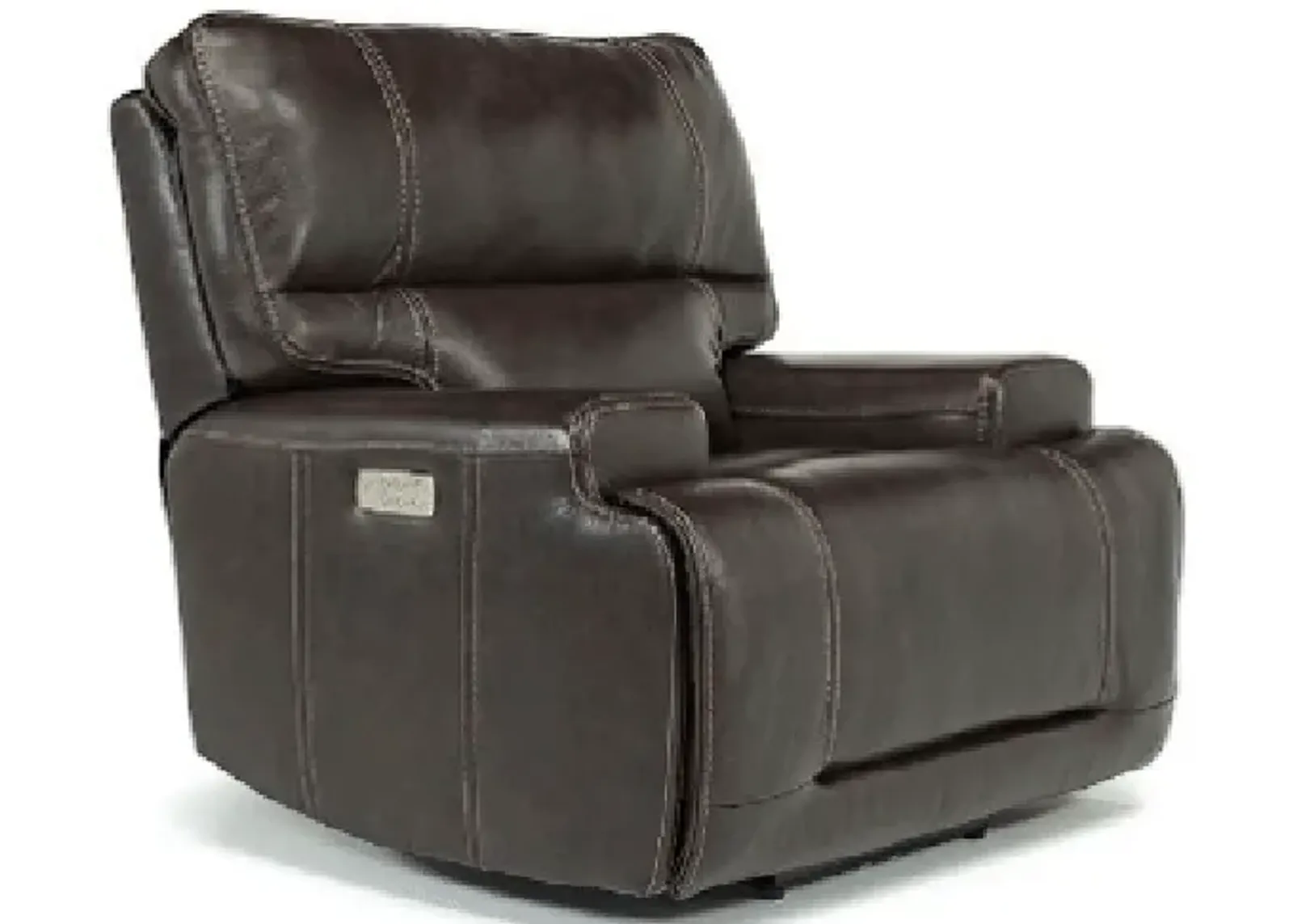 Oslo 3 Power Recliner in Dark Brown Leather