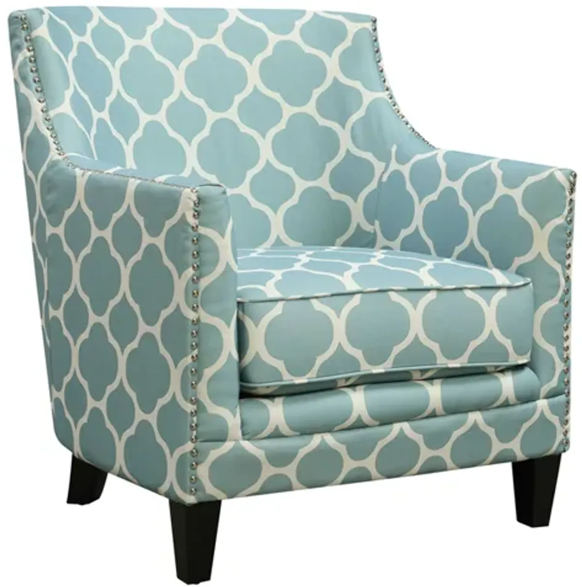 Deena Accent Chair in Aqua