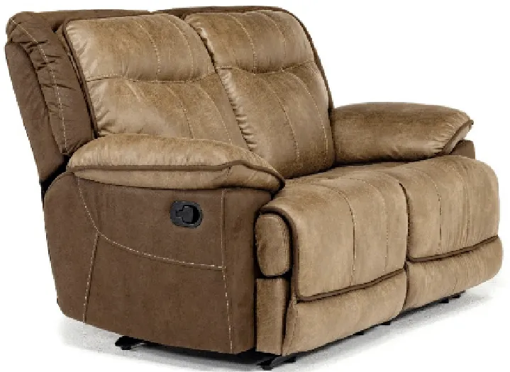 Bubba Reclining Loveseat in Brown