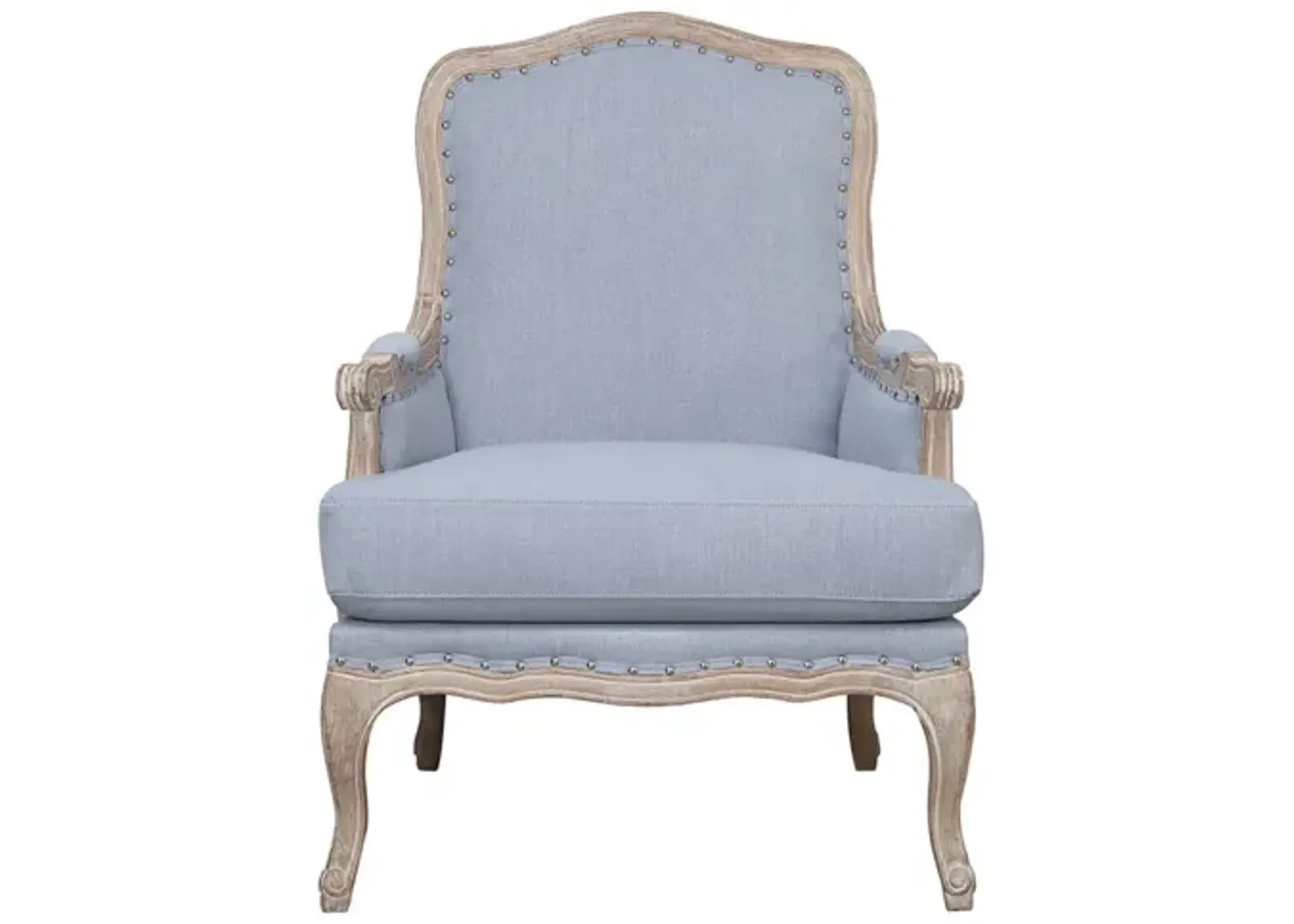 Regal Accent Chair in Light Blue