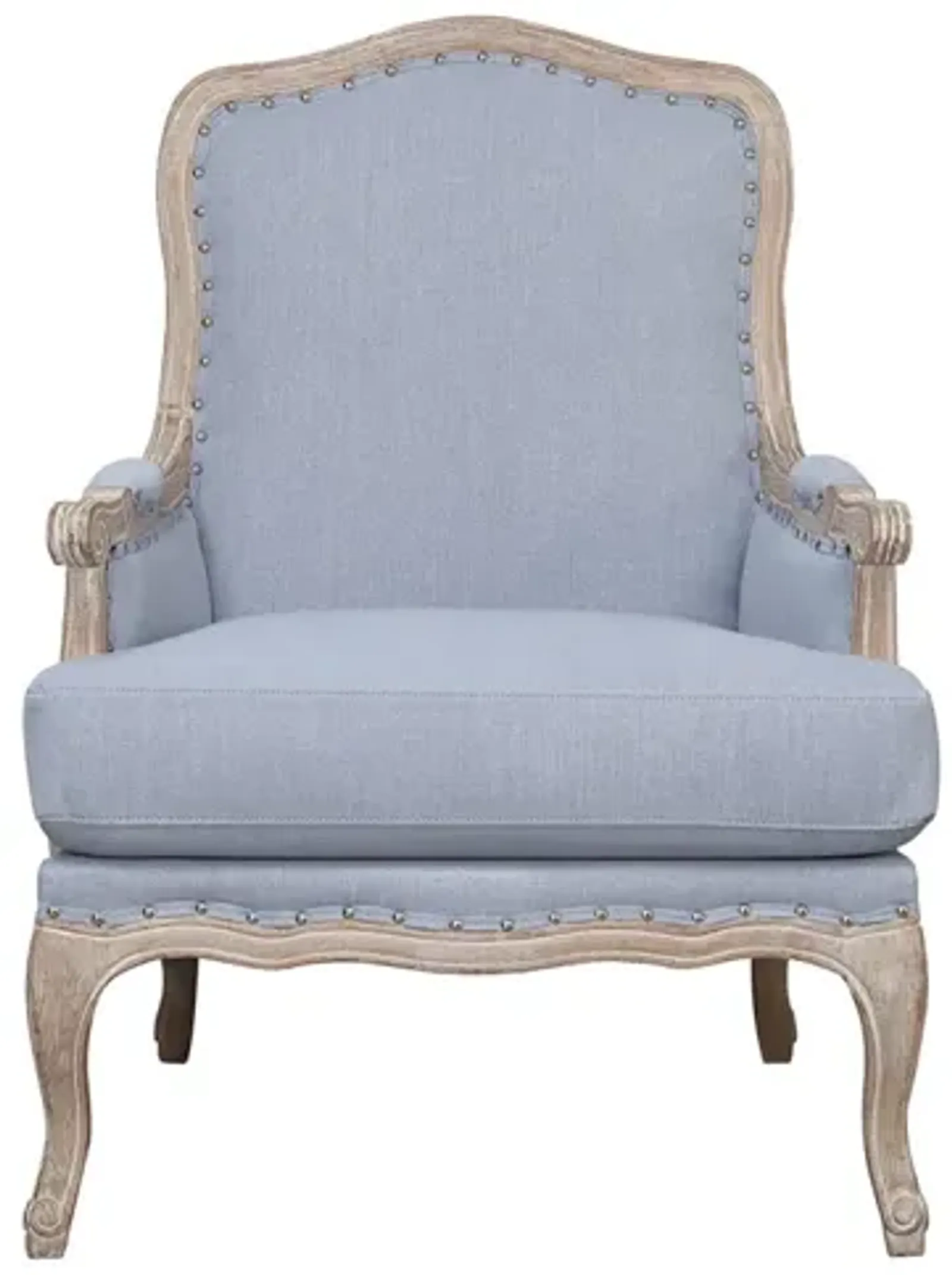 Regal Accent Chair in Light Blue