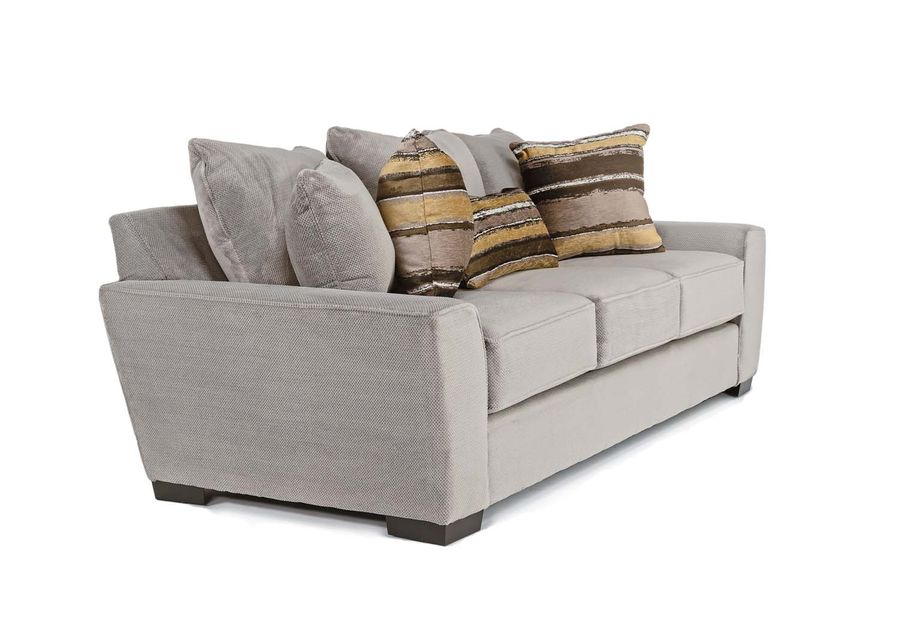 Oracle Large Sofa in Cooper Platinum, Down