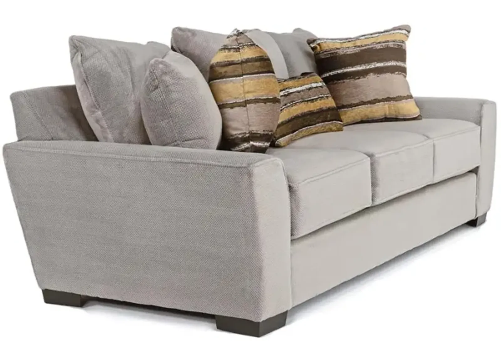 Oracle Large Sofa in Cooper Platinum, Down