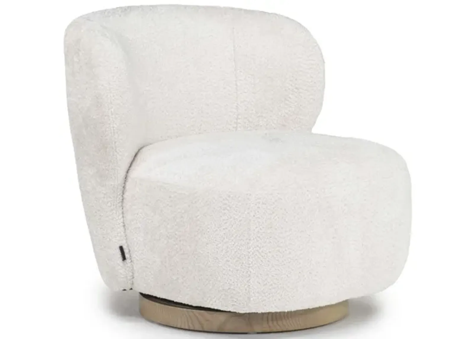 Sandra Swivel Chair in Utopia Sand