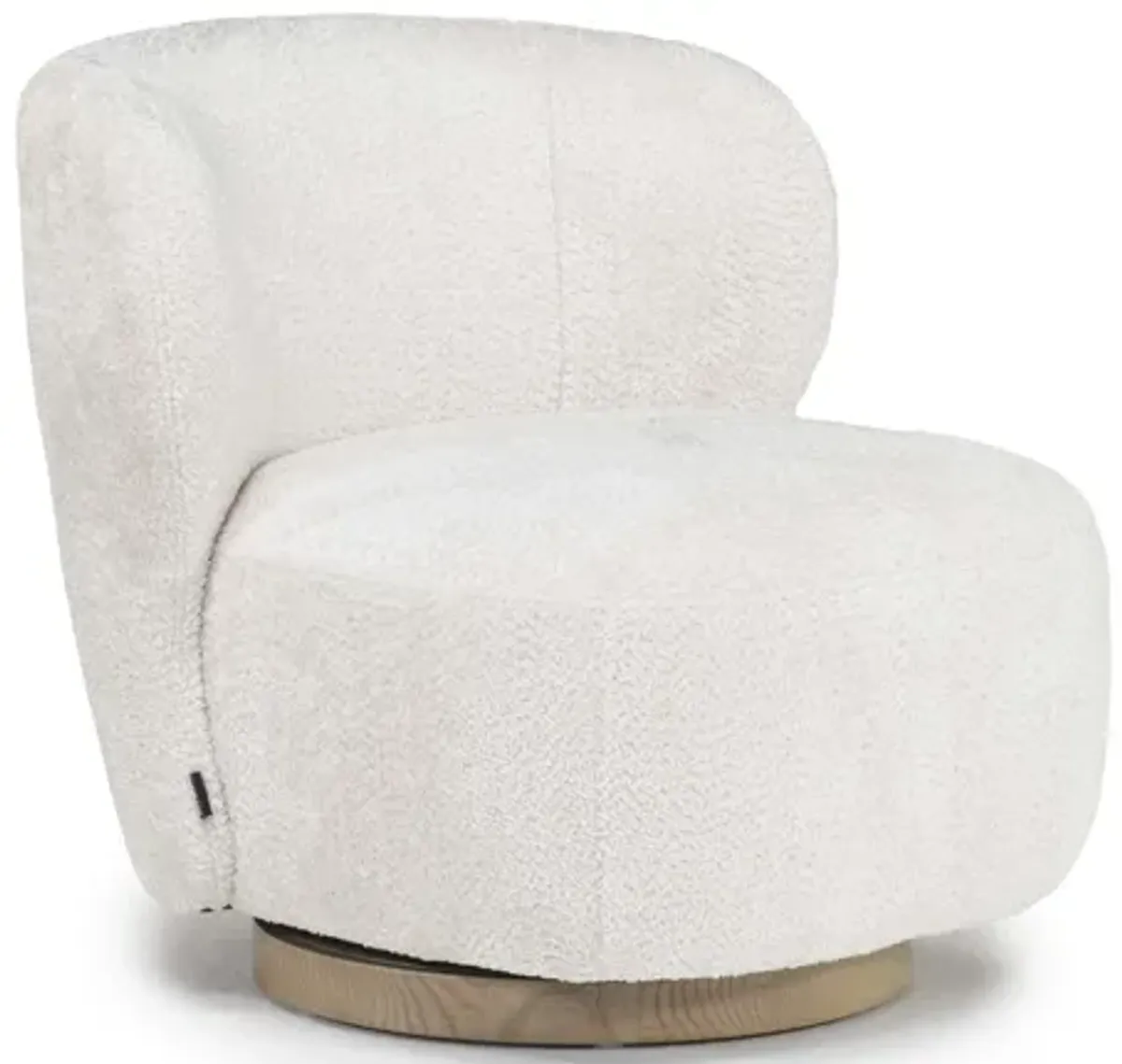 Sandra Swivel Chair in Utopia Sand