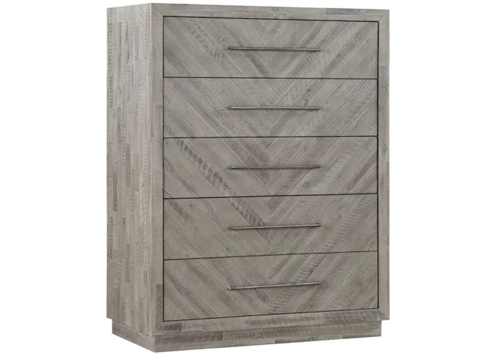 Herringbone Chest in Gray