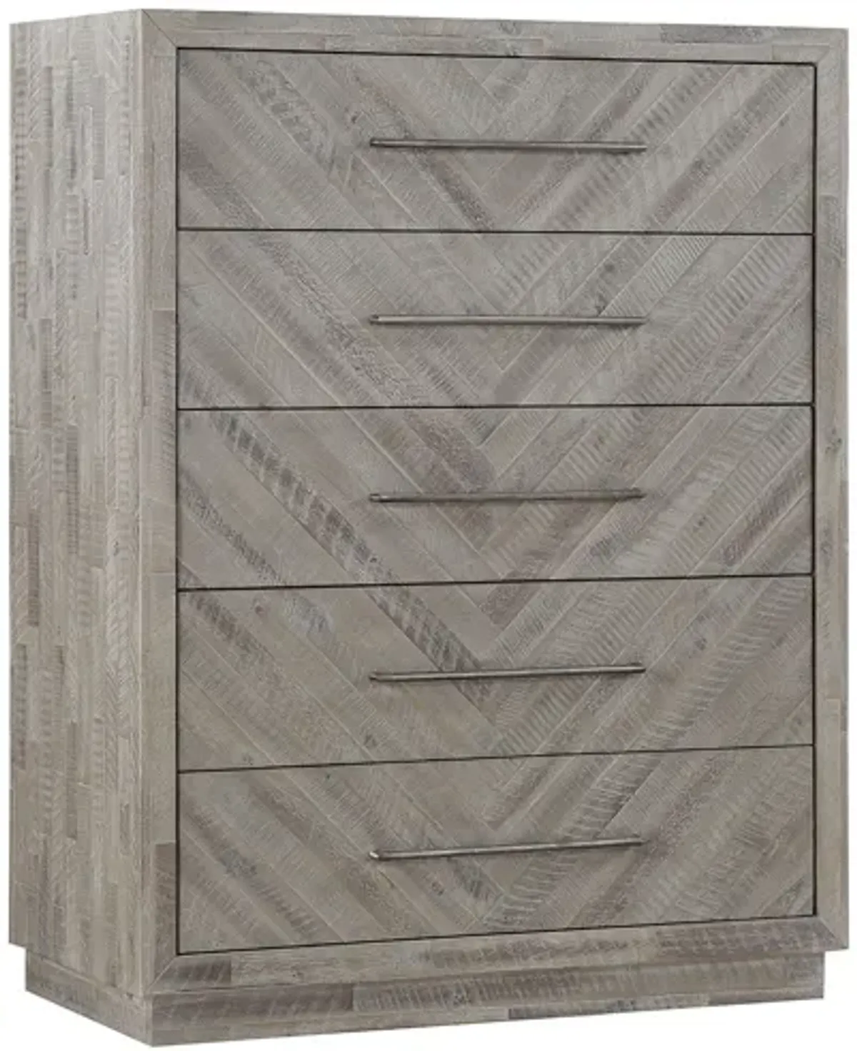 Herringbone Chest in Gray