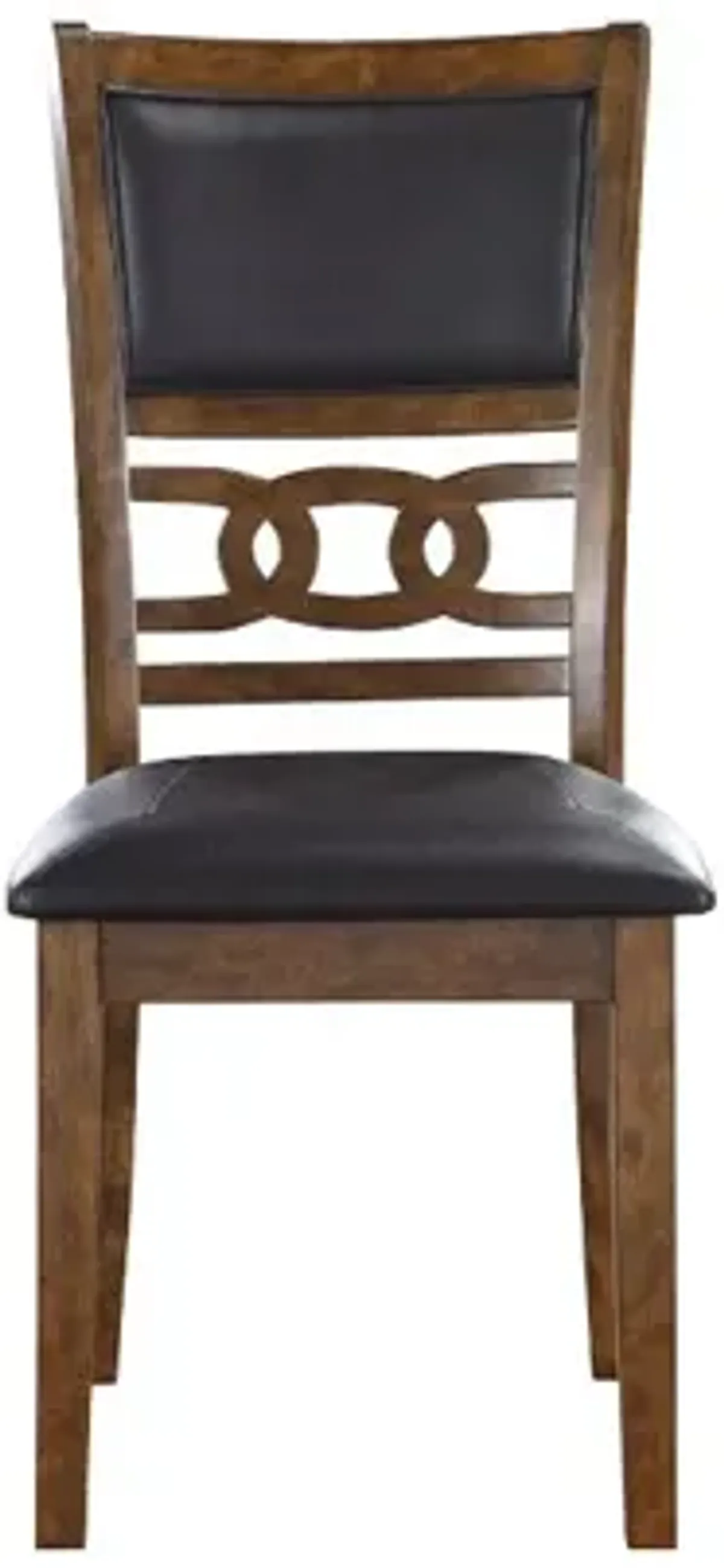 Gia Side Chair in Brown, Set of 2