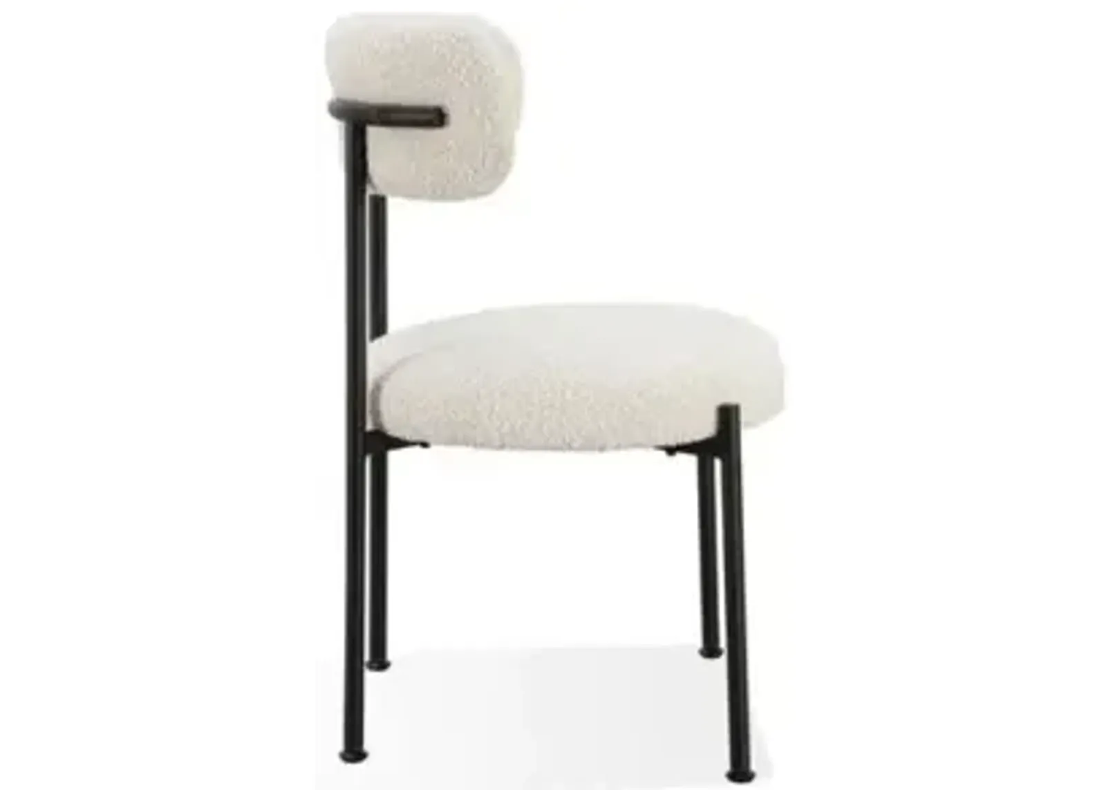 Aere Side Chair in Ivory, Set of 2