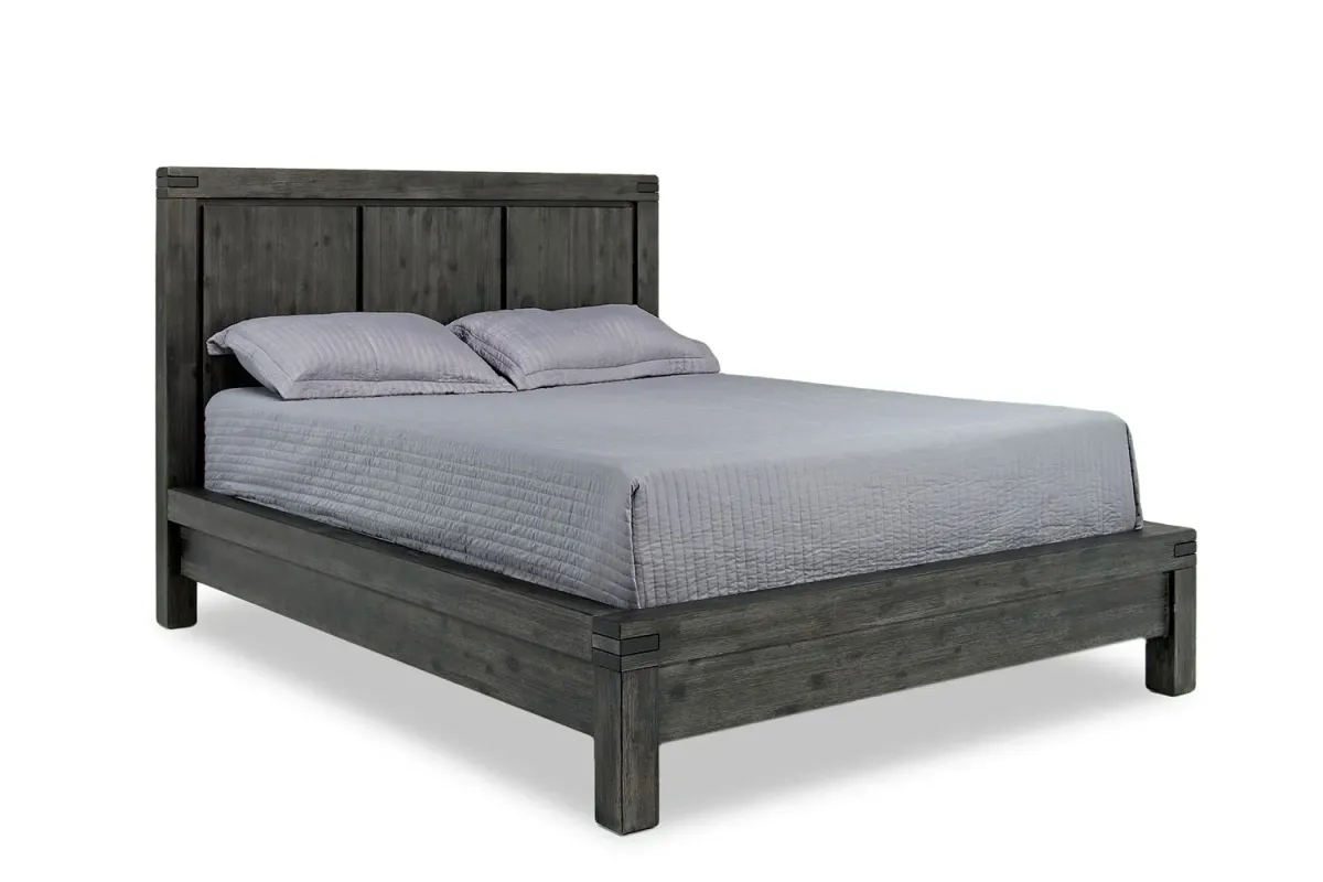 Meadow Panel Bed in Gray, Eastern King
