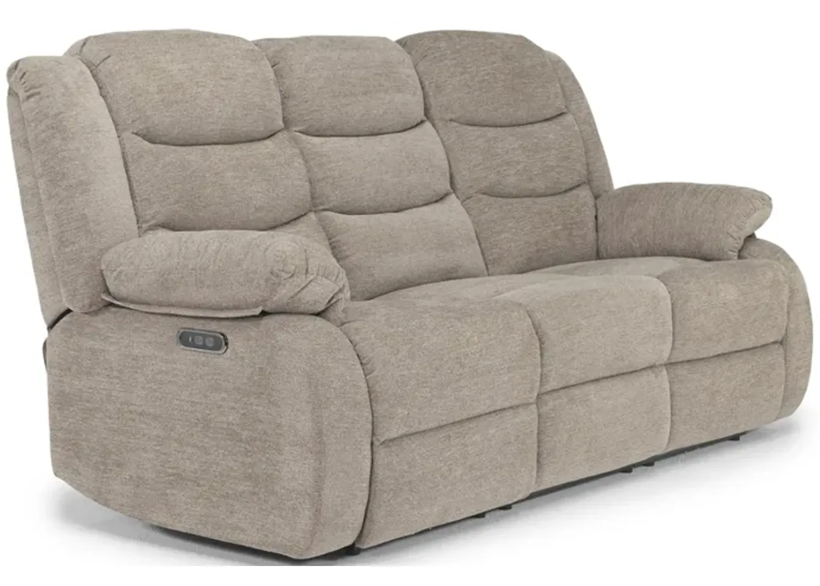 Kelsey Power Sofa in Light Brown