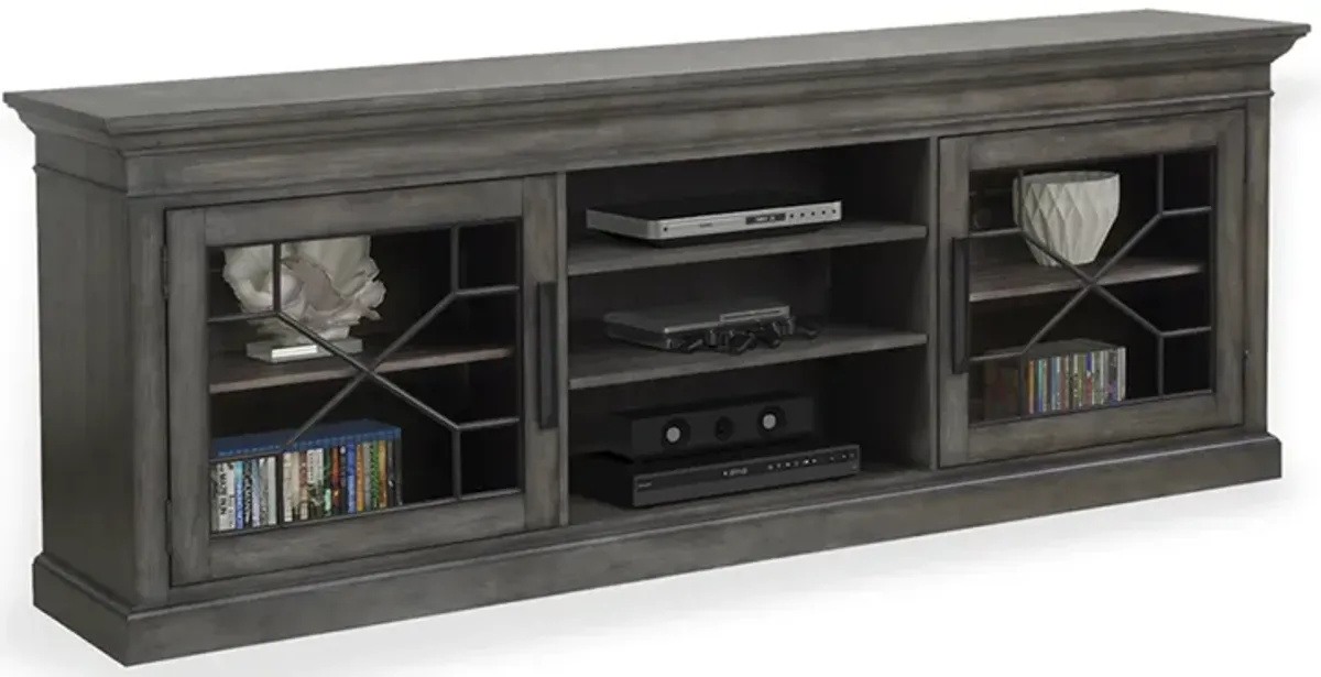 Sundance Media Console in Gray, 92 Inch