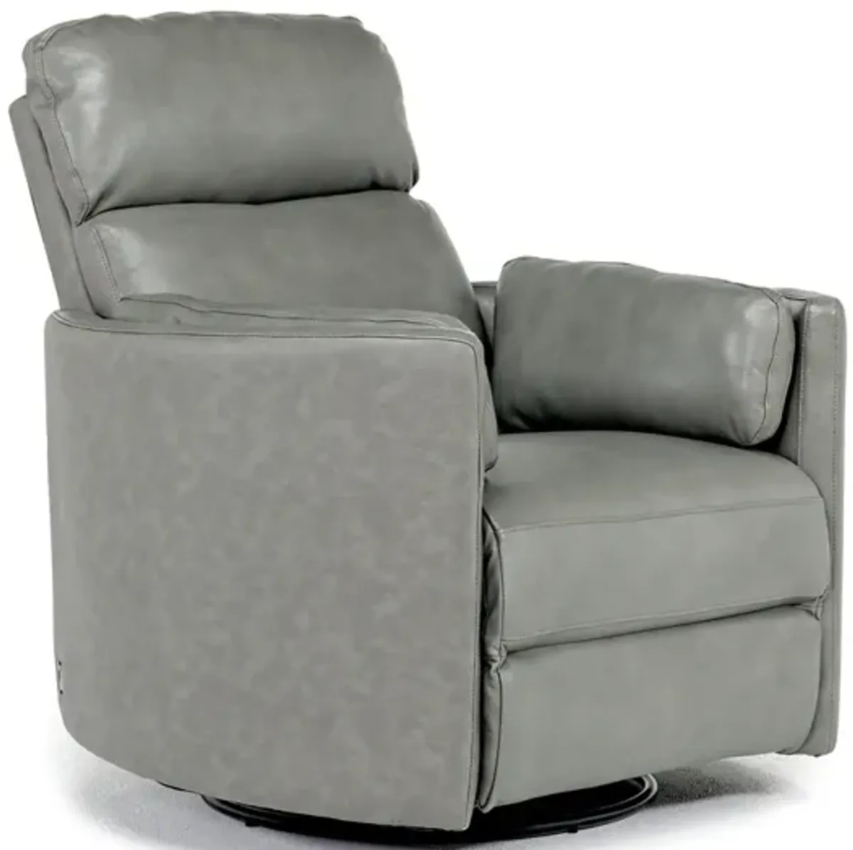 Radius Power Recliner in Heron Leather