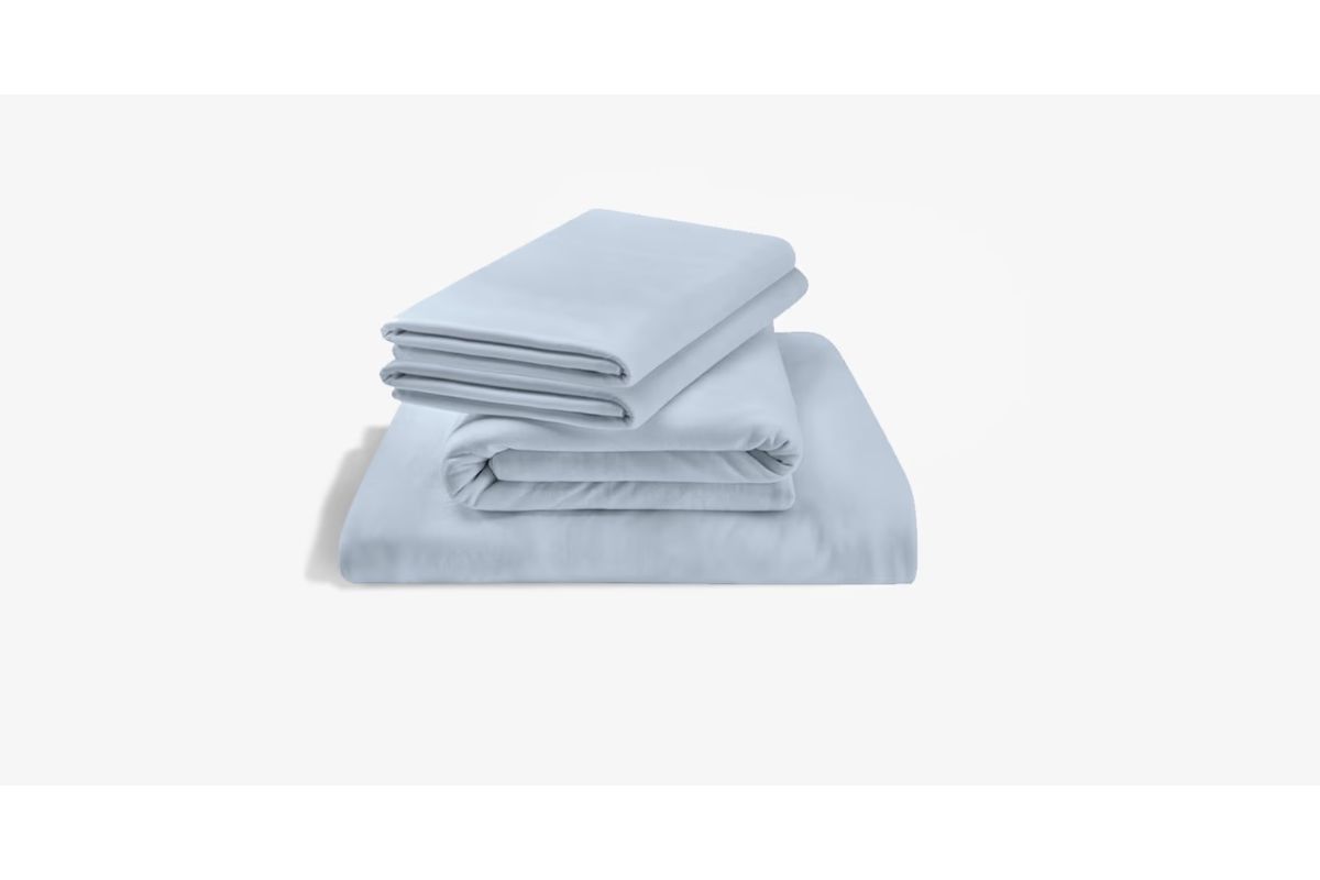 Tempur-Pedic Rayon Sheets in Sleepy Blue, Split CA King (2)