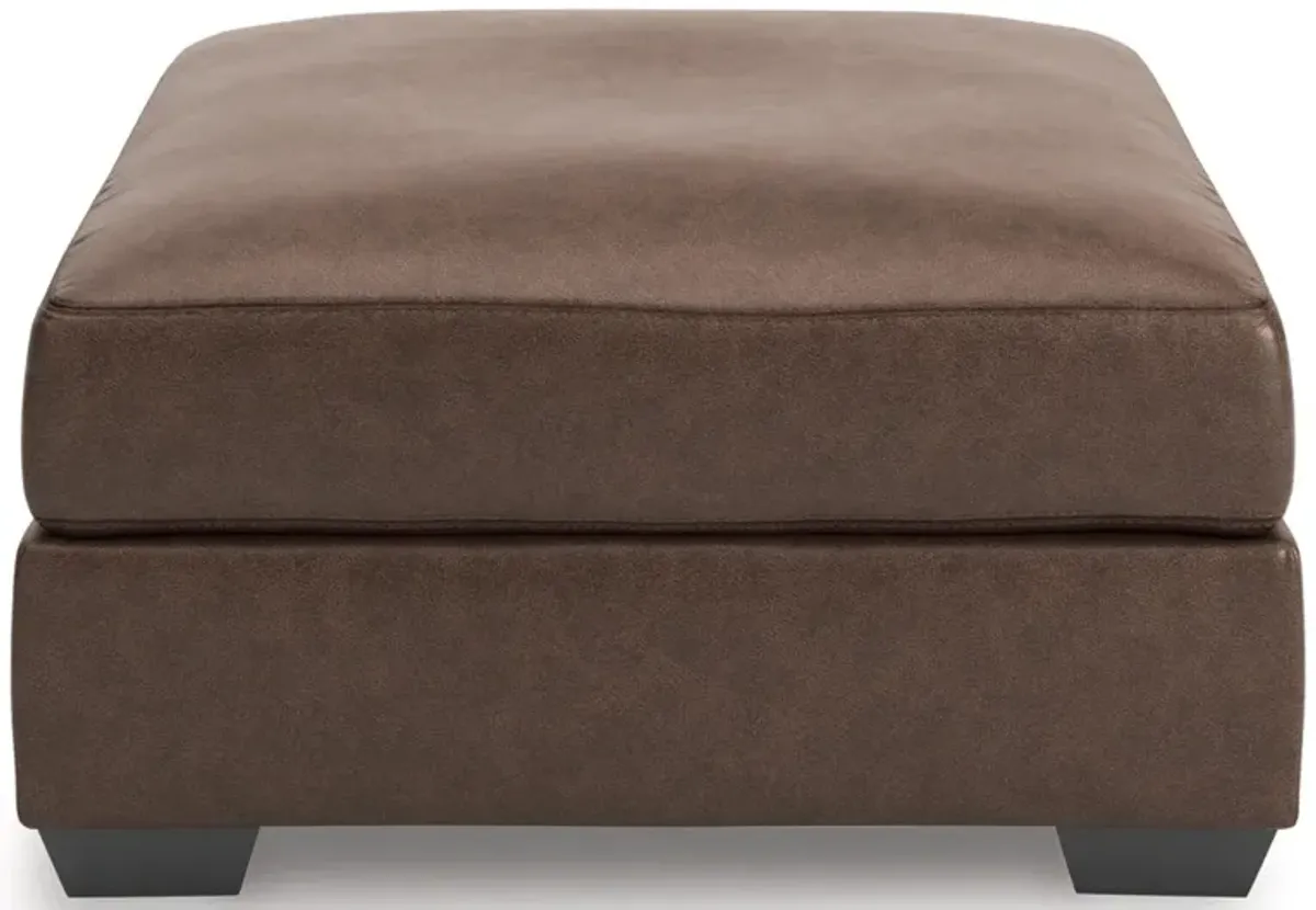 Whitlock Cocktail Ottoman in Umber